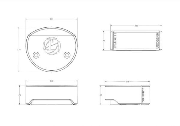 Surface Mount Navigation Lights  (Composite Navigation Light)