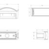 Inset Navigation Light (Port/Starboard/Stern) -Contour Inset Mount