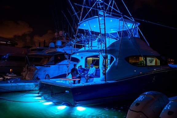 SeaBlaze Typhoon TH Underwater Light White/Blue SKU 101448