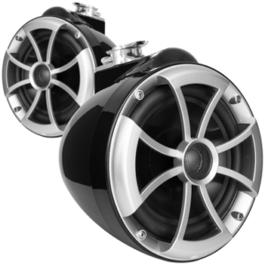 ICON 8 B-SXM V2 | ICON Series 8" Black Tower Speaker With Swivel Surface Mount