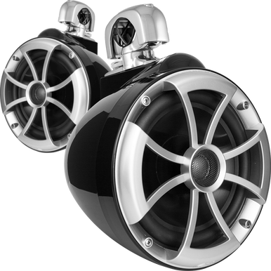 ICON 8-B SC V2 |  ICON Series 8" Black Tower Speaker With TC3 Swivel Clamps