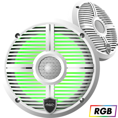 RECON 6 XW-W RGB | High Output Component Style 6.5" Marine Coaxial Speakers