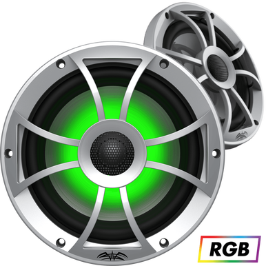 RECON 8-S RGB | High Output Component Style 8" Marine Coaxial Speakers