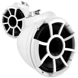 REV 10 W-SXM V2 |Revolution Series 10" White Tower Speaker With TC3 Swivel X Mount