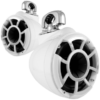 REV 8 W-SC V2 | Wet Sounds Revolution Series 8" White Tower Speaker With TC3 Swivel Clamps For Tube Diameter 1 7/8” To 3”