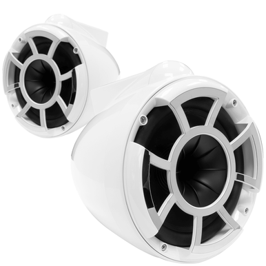 REV 8 W-X V2 |  Revolution Series 8" White Tower Speaker With X Mount Kit For Surface Mounting