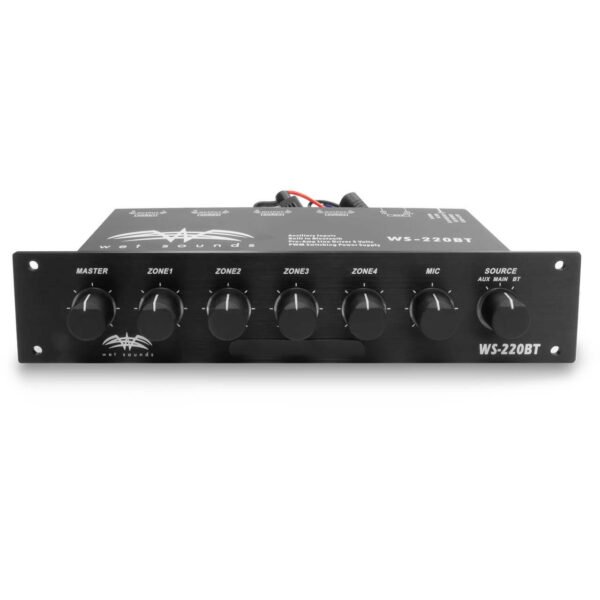 WS-220 BT* Bluetooth Enabled 4 Zone Control and built in Mic