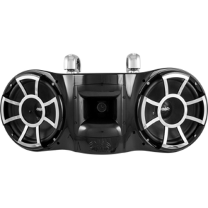 REV 410 B-SC V2 | Revolution Series Dual 10" Black Tower Speaker With TC3 Swivel Clamps For Tube Diameter 1 7/8” To 3”