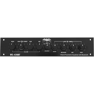 WS-420 BT | Marine Multi Zone 4 Band Parametric Equalizer With Integrated Bluetooth®