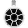 REV 10 W-FC SA V2 | Revolution Series 10" White Tower Speakers With Silver Aluminum Fixed Clamps For Tube Diameter 1 7/8” To 3”