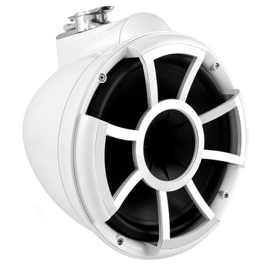 REV 10 W-SXM V2 |Revolution Series 10" White Tower Speaker With TC3 Swivel X Mount