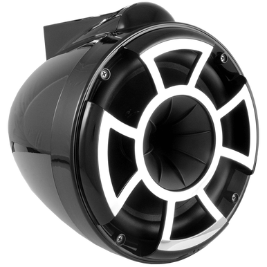 REV 8 B-X V2 | Revolution Series 8" Black Tower Speaker With X Mount Kit For Surface Mounting