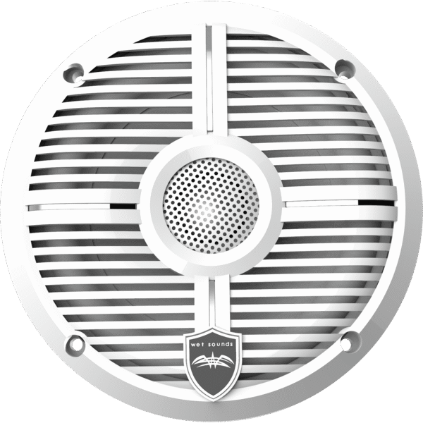REVO 6-XW-W White Closed XW Grille 6.5” Coaxial Speakers (pair)