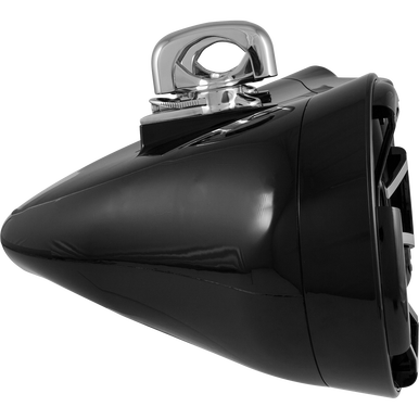 REV 410 B-SC V2 | Revolution Series Dual 10" Black Tower Speaker With TC3 Swivel Clamps For Tube Diameter 1 7/8” To 3”