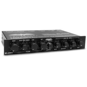 3_420_SQ__60899.1622590636.386.513 WS-420 SQ | Wet Sounds Marine Multi Zone 4 Band Parametric Equalizer
