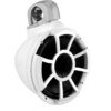 REV 10 W-FC SA V2 | Revolution Series 10" White Tower Speakers With Silver Aluminum Fixed Clamps For Tube Diameter 1 7/8” To 3”