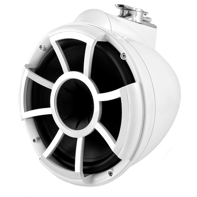 REV 10 W-SXM V2 |Revolution Series 10" White Tower Speaker With TC3 Swivel X Mount