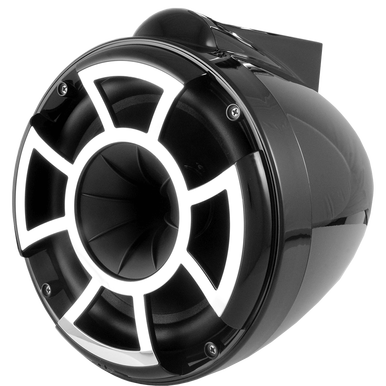 REV 8 B-X V2 | Revolution Series 8" Black Tower Speaker With X Mount Kit For Surface Mounting