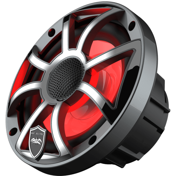 REVO 6-XS-G-SS Gunmetal XS/Stainless Overlay Grille 6.5” Coaxial Speakers (pr)