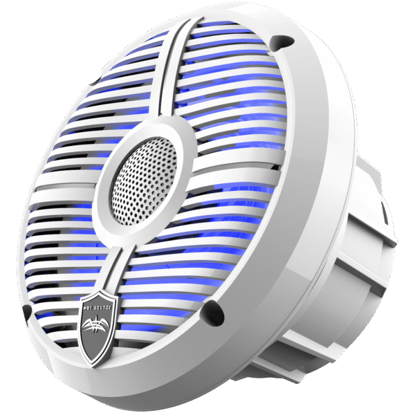 REVO 6-XW-W White Closed XW Grille 6.5” Coaxial Speakers (pair)