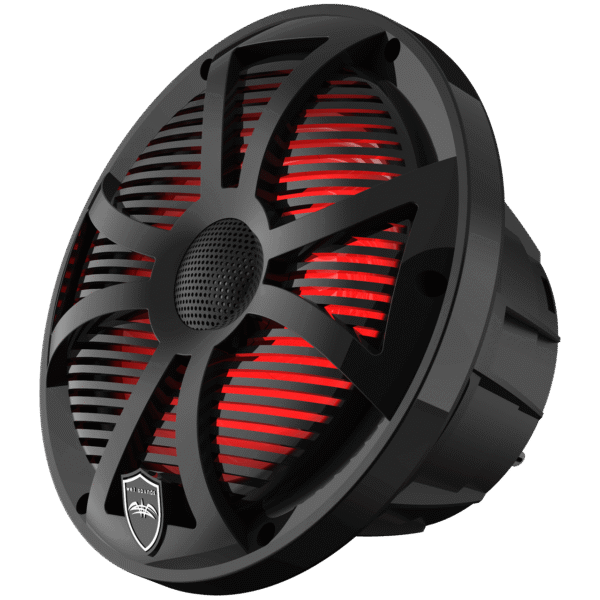 REVO 8-SW-B Black Closed SW Grille 8” Coaxial Speakers (pair)