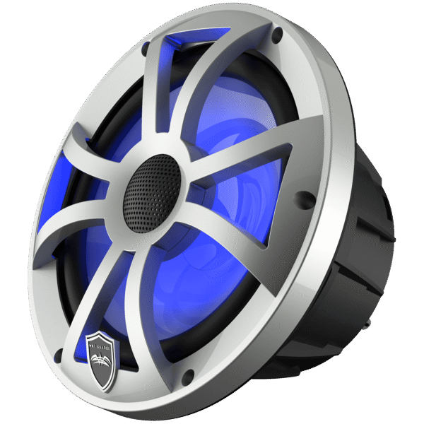 REVO 8-XS-S Silver Open XS Grille 8” Coaxial Speakers (pair)