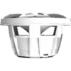 5_Revo_8_XS_W_SS__09475.1622587906.1280.1280 REVO 8-XS-W-SS White XS / Stainless Overlay Grille 8” Coaxial Speakers (pair)