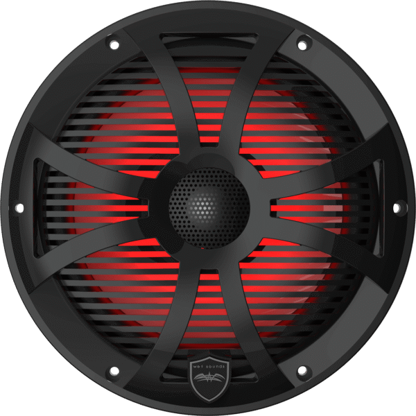 REVO 8-SW-B Black Closed SW Grille 8” Coaxial Speakers (pair)