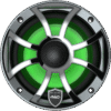 REVO 6-XS-G-SS Gunmetal XS/Stainless Overlay Grille 6.5” Coaxial Speakers (pr)