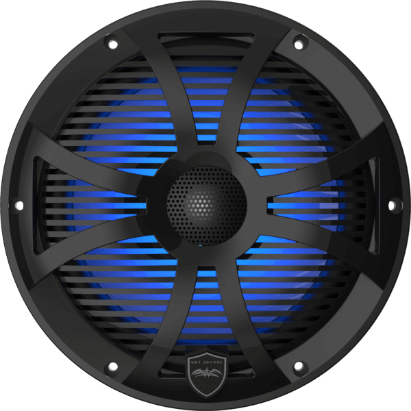 REVO 8-SW-B Black Closed SW Grille 8” Coaxial Speakers (pair)