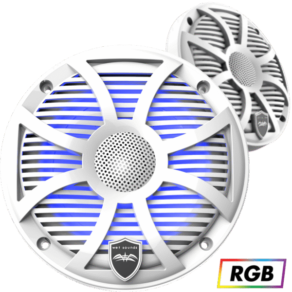 REVO 6-SW-W White Closed SW Grille 6.5” Coaxial Speakers (pair)