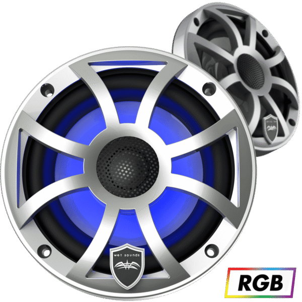 REVO 6-XS-S Silver Open XS Grille 6.5” Coaxial Speakers (pair)