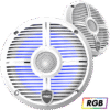 REVO 6-XW-W White Closed XW Grille 6.5” Coaxial Speakers (pair)