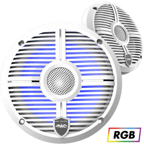 REVO 6-XW-W White Closed XW Grille 6.5” Coaxial Speakers (pair)