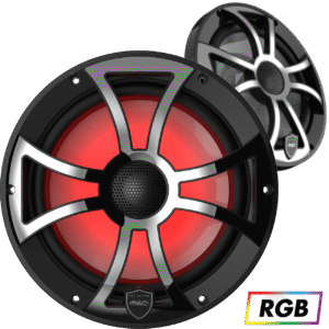 9_Revo_8_XS_B_SS__25546.1622587843.1280.1280 REVO 8-XS-B-SS Black XS / Stainless Overlay Grille 8” Coaxial Speakers (pair)