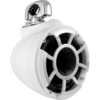 REV 8 W-SC V2 | Wet Sounds Revolution Series 8" White Tower Speaker With TC3 Swivel Clamps For Tube Diameter 1 7/8” To 3”