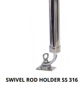 SWIVEL ROD HOLDER SS 316