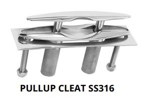 FOLDING CLEAT SS316