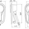 Adriana Recess-Fit Deck Shower Part No:15.480.00