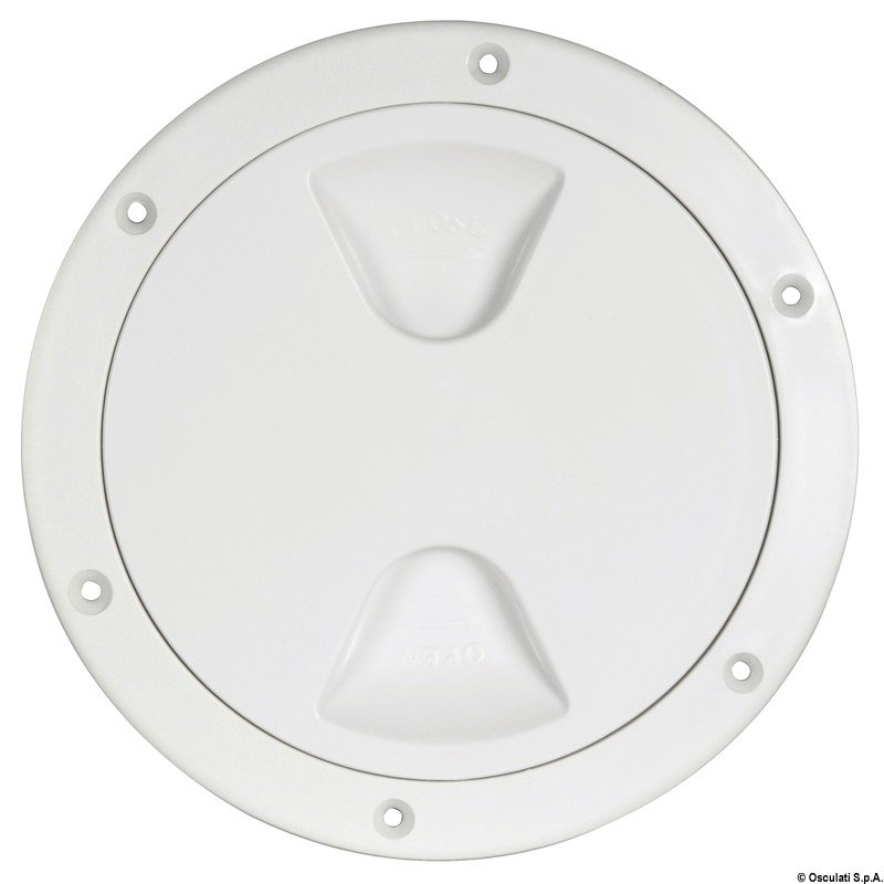 Inspection Hatch Screw Lock White 102mm Part No : 20.204.00