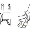 Anti-vibration peak latch