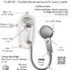 Adriana Recess-Fit Deck Shower Part No:15.480.00