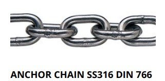 ANCHOR CHAIN SS316 DIN 766