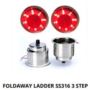 FOLDAWAY LADDER SS316 3 STEP