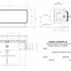 Maxillume h60 Trunnion Mount LED Flood Light - White SKU 101334