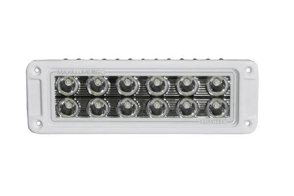 maxi_h60_wht_flush_front Maxillume h60 Flush Mount LED Flood Light - White SKU 101336