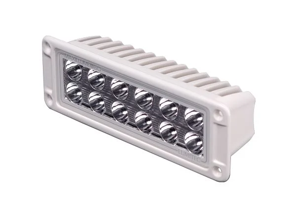 maxi_h60_wht_recess_left Maxillume h60 Flush Mount LED Flood Light - White SKU 101336