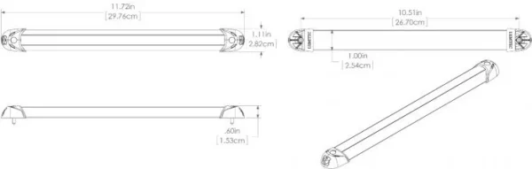 Rail2 LED Utility Light - Warm White SKU 101242
