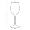 SKU: 10104 - NON SLIP WINE GLASS PACIFIC, 6 PC