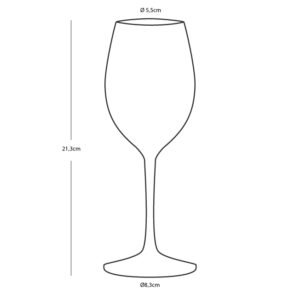 SKU: 10104 - NON SLIP WINE GLASS PACIFIC, 6 PC